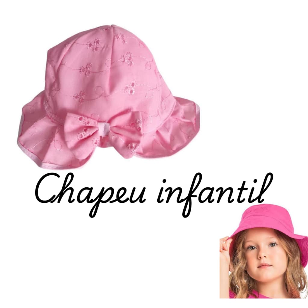 Chapéu   Bebe  Babado com Laço   Varias Cores  3 meses a 9  meses