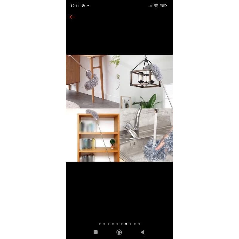 Espanador Tira pó De Microfibra dois metros
