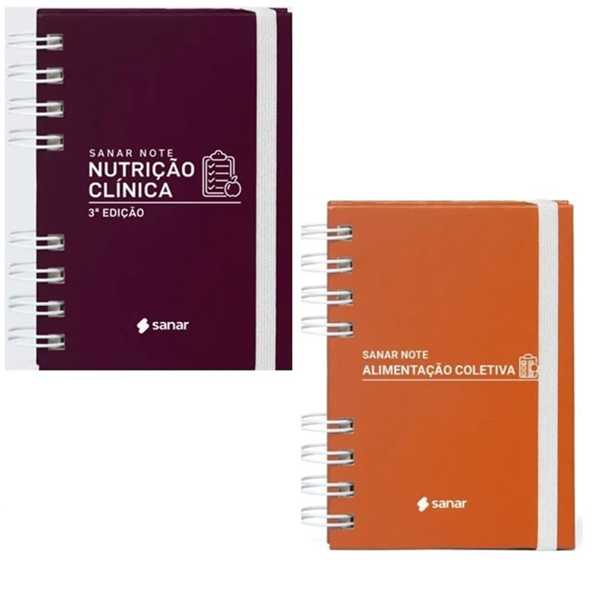 Sanar Note Nutrição Nova Edição  + Sanar Note Alimentação Coletiva