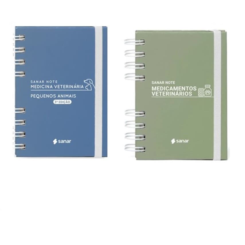 Sanar Note Medicamentos Veterinários + Sanar Note Medicina Veterinária Pequenos Animais