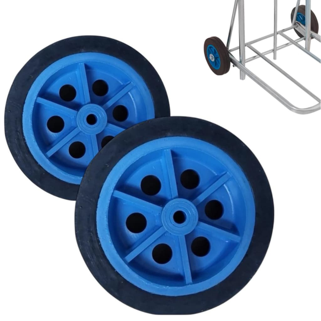 2 Rodas Rodinhas Carrinho Compras Feira armazem bagageiro Envio Imediato suporta até 100 kgC/nfe