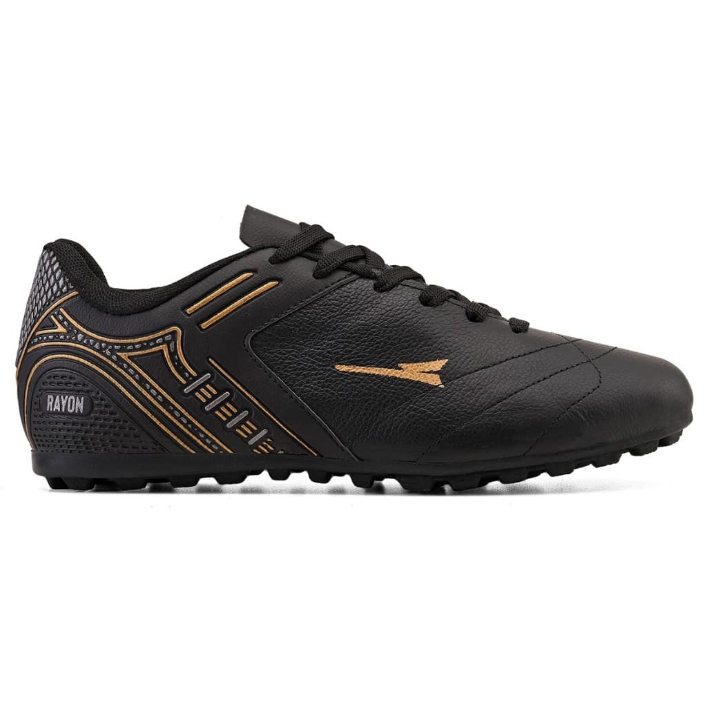 Chuteira em Couro Legitimo Futebol Campo Society - Resistente Costurada - Original R121-07