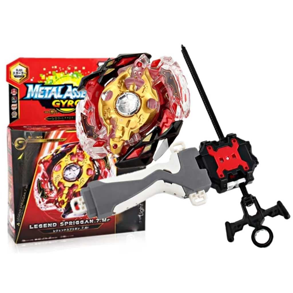 Pião com Lançador  B86 Legend Spriggan + lançador com Grip