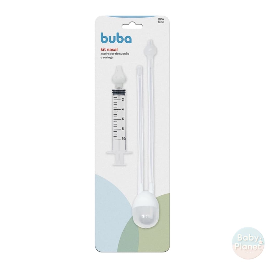 Aspirador Nasal de Sucção com Seringa Buba