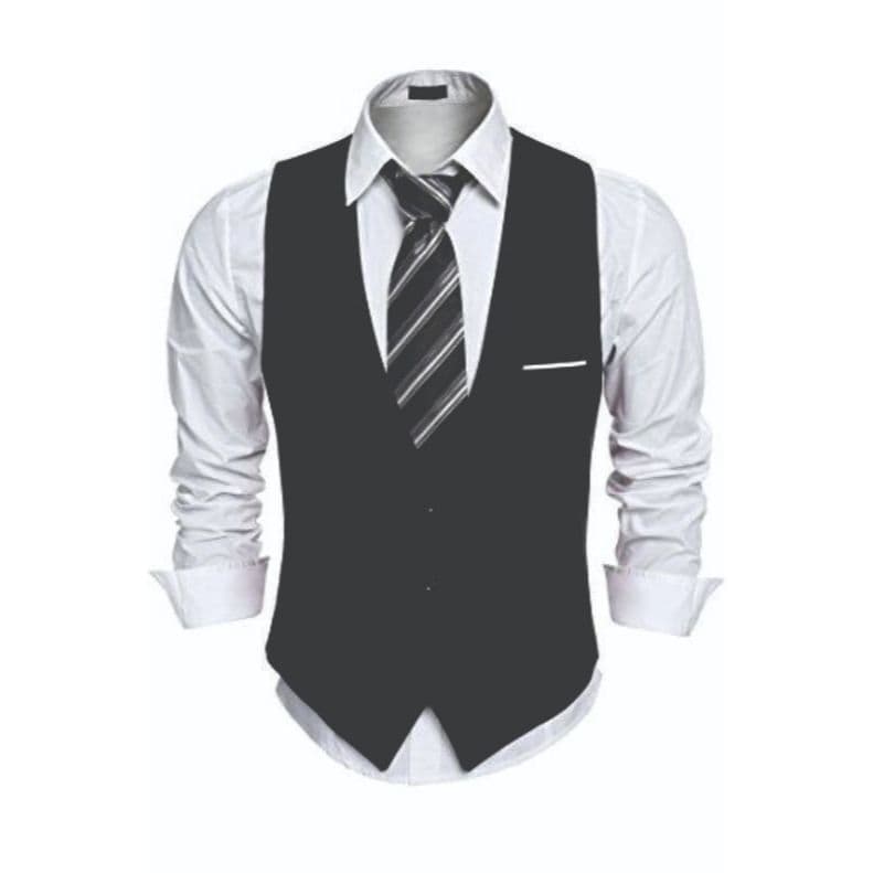 Colete Masculino Social Ajustável nas costas - Qualidade e Estilo