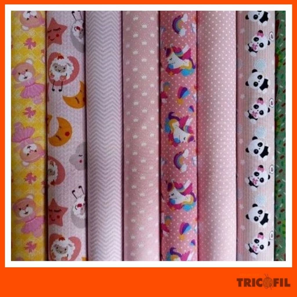 Tecido Estampas Menina Infantil  | Tricoline 100% Algodão ( 40x75cm)
