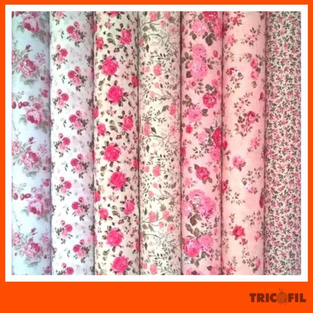 Tecido Estampas Floral Miúdo | Tricoline 100% Algodão ( 40x75cm)