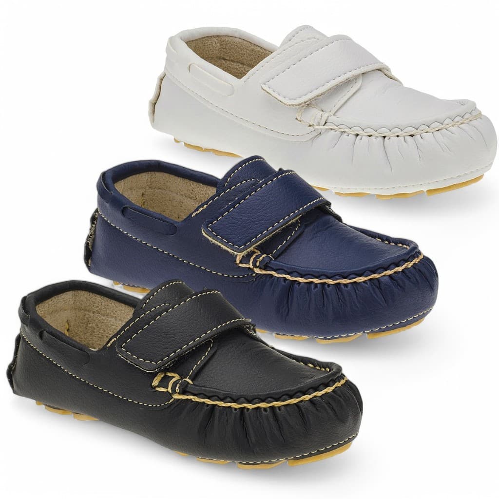 Sapato Mocassim Infantil Menino Antiderrapante Confort Sapato Batizado