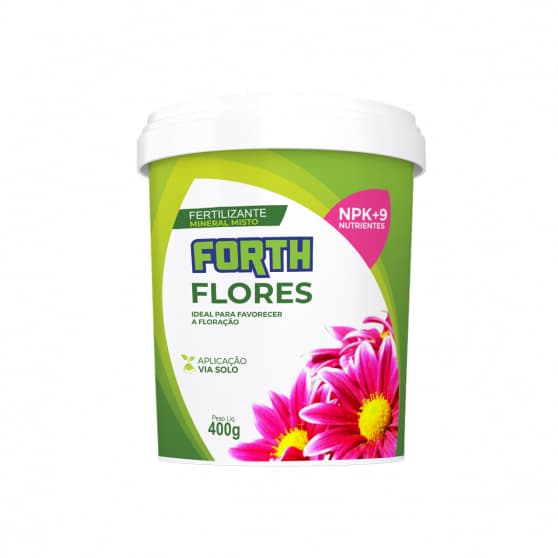 Adubo Fertilizante Forth Flores NPK +9 Nutrientes 400 gr
