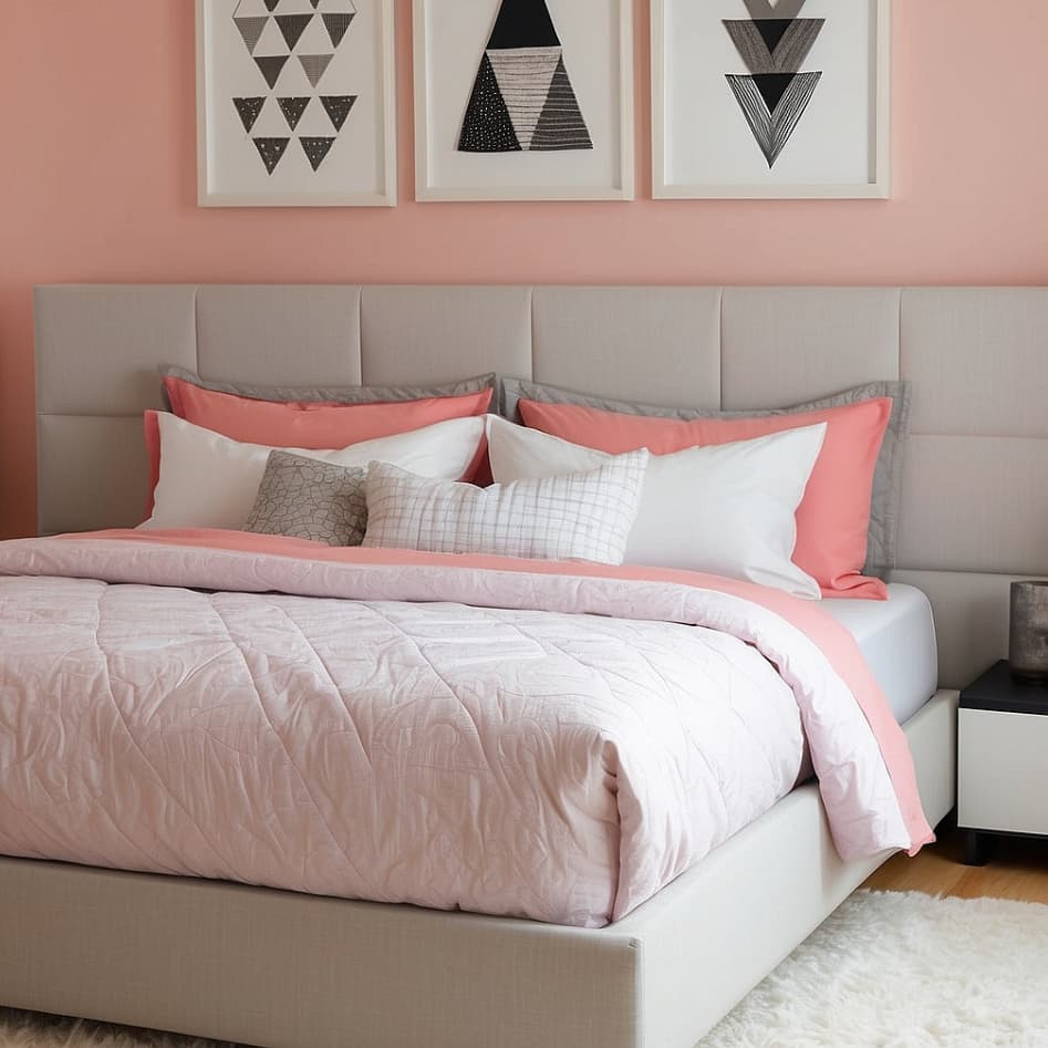 Cabeceira  40x30cm Modulada Estofada Adesiva Cama Box Casal Solteiro Queen King - Decoração