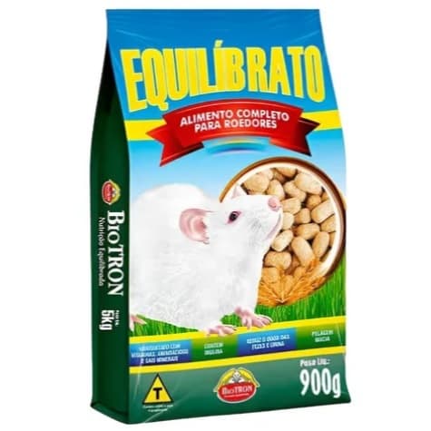 Ração Equilíbrato 900gr - Biotron Alimento Para Roedores