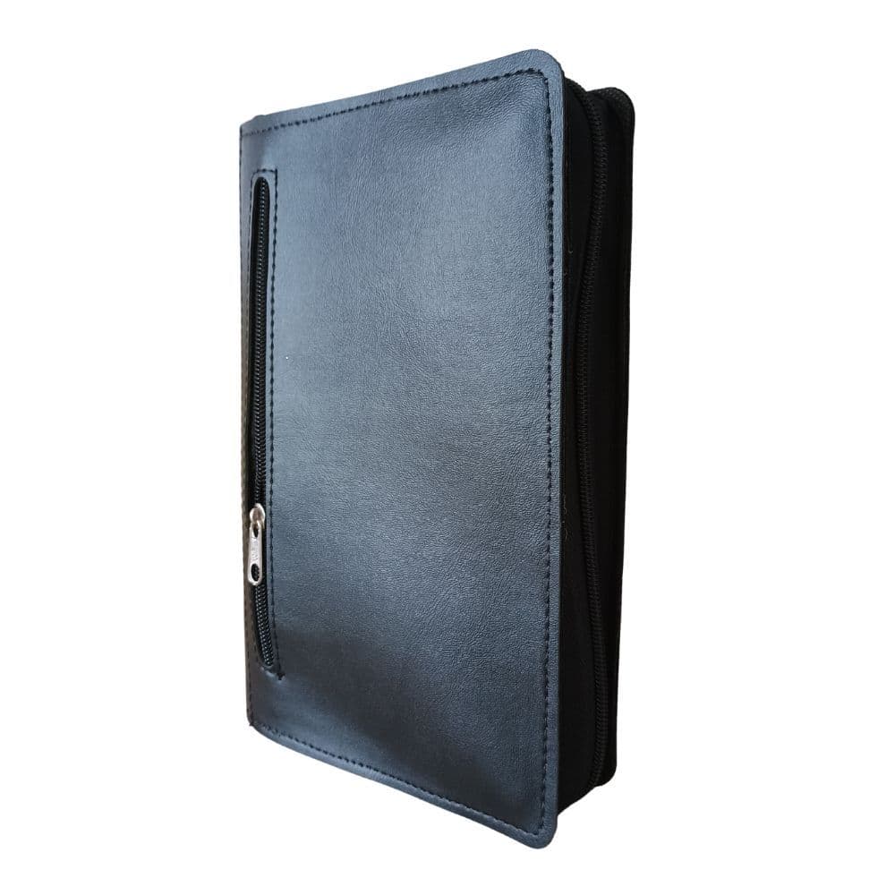 Capa Lisa para Bíblia Média com Zíper e Bolso Externo Porta Celular | Número 11