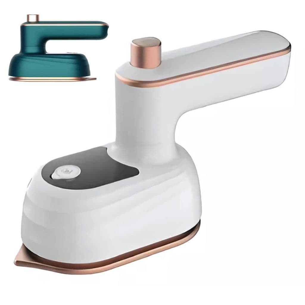 Ferro de Passar Roupa A Vapor Elétrico Bivolt Compacto Ideal Para Viagem Camiseta Calça Bermuda