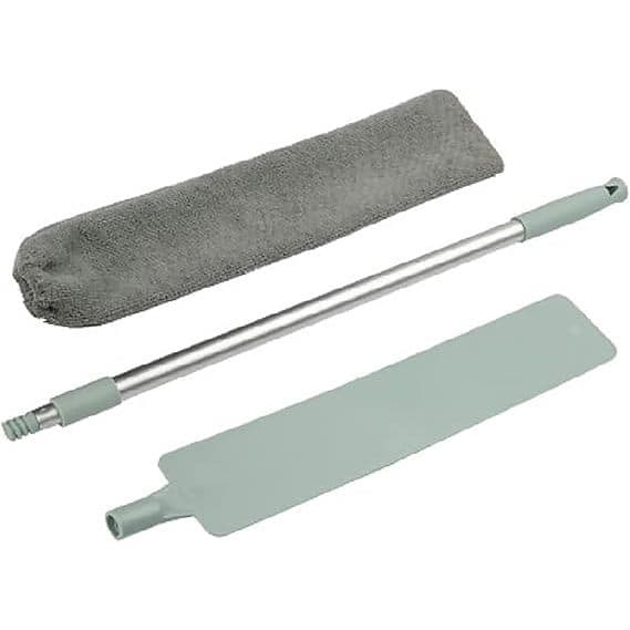 Escova de pó Espanador de Microfibra Artefato de Limpeza Poeira Lavável