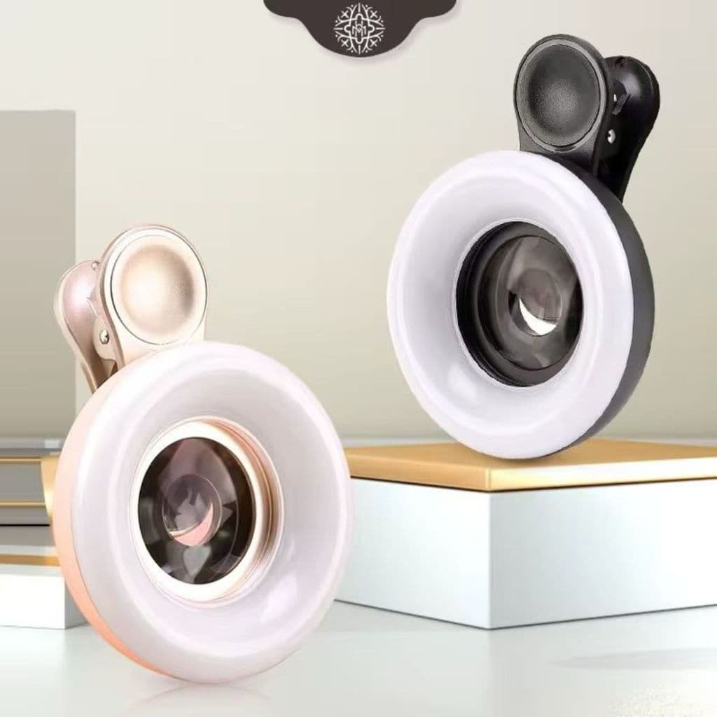 Lente Macro Com Luz Foto Celular Cílios Estética Zoom 15x