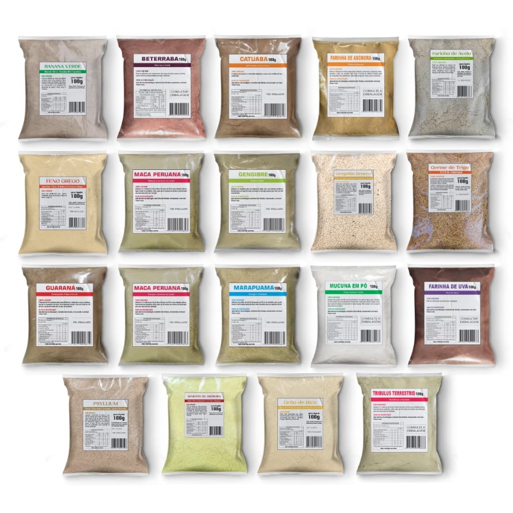 Produtos de 100g - Monte seu kit conforme sua preferência