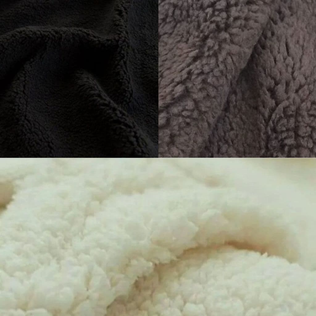 Tecido Carapinha por Metro Lã de Ovelha Pelúcia para Artesanato, Patchwork, Roupas