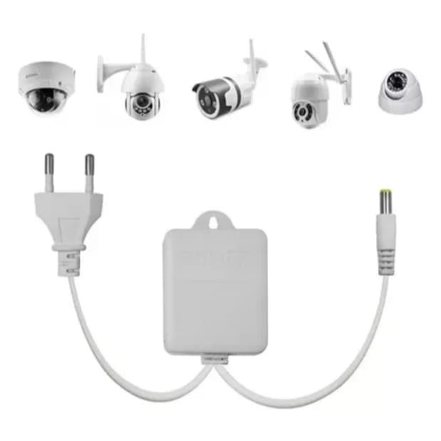 Kit 6 Fonte Original Para Câmera Ip Speed Dome - 12v-2a