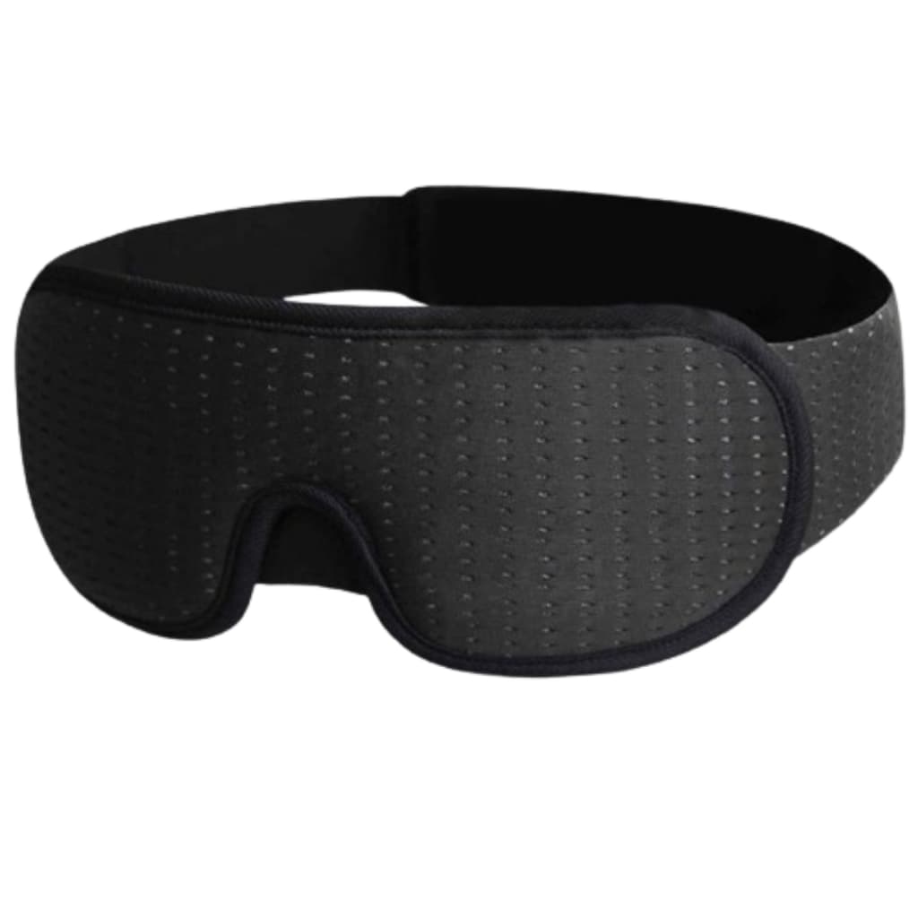Máscara Dormir 3d Tapa Olho Acolchoada Blackout - Preta
