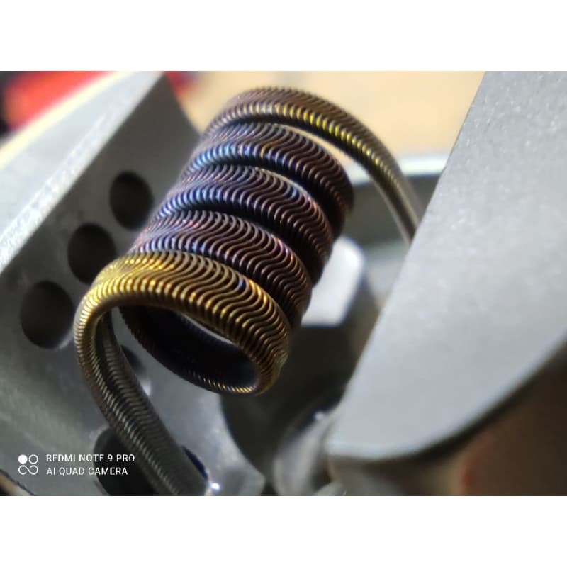 fralien, 2*28+ 4*0.3 + 38, 3mm, +/- 0.15 ohms dual coil, 4 unidades em NI80.