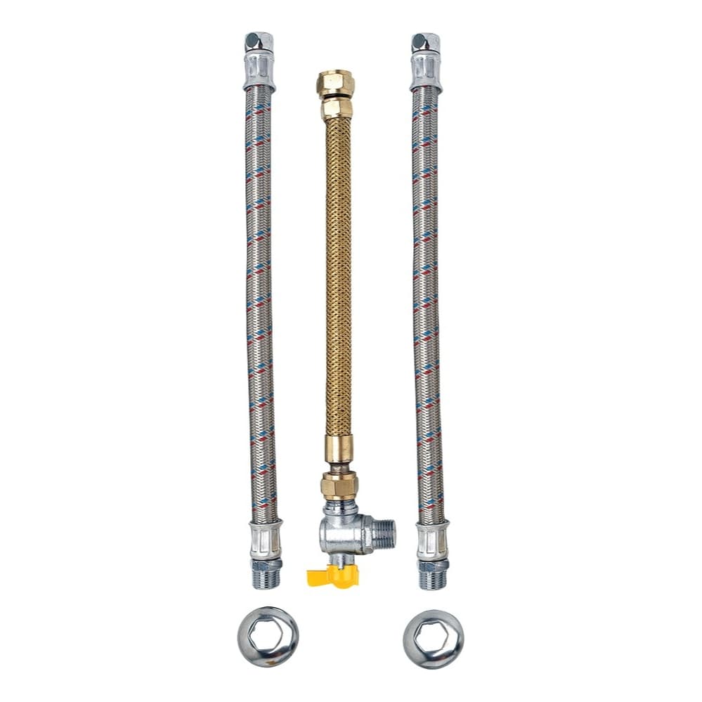 Kit Instalação Mangueira 40cm Aquecedor Gás Lorenzetti