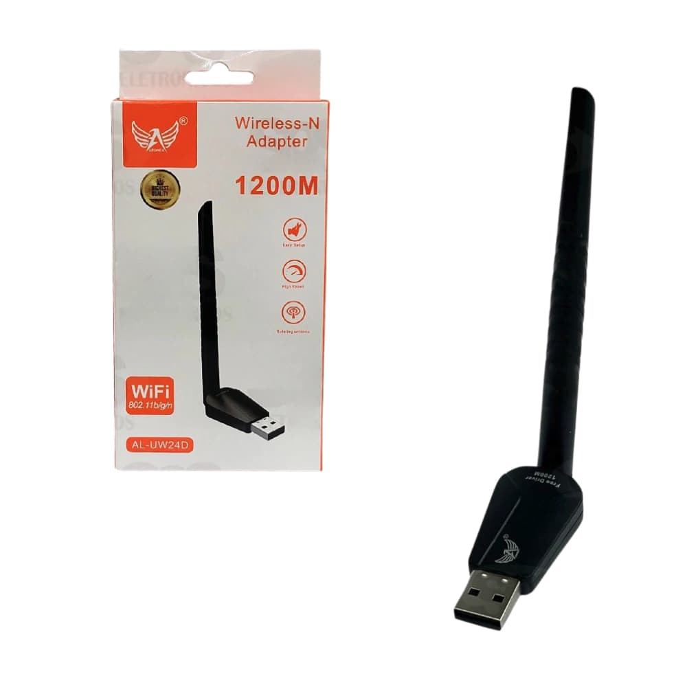 Antena Wireless USB 2.4GHz Altomex AL-UW24D