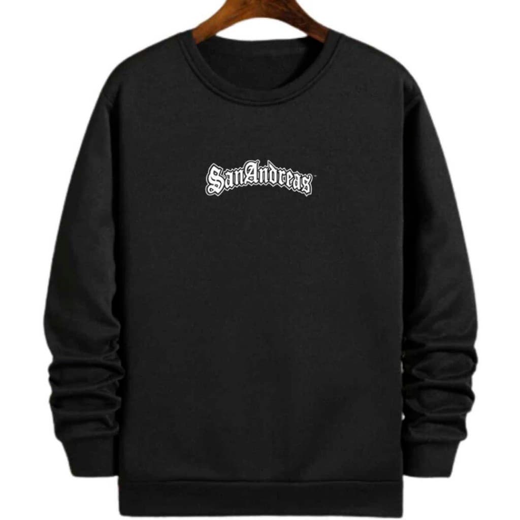 Moletom masculino Gola careca estampado san andreas