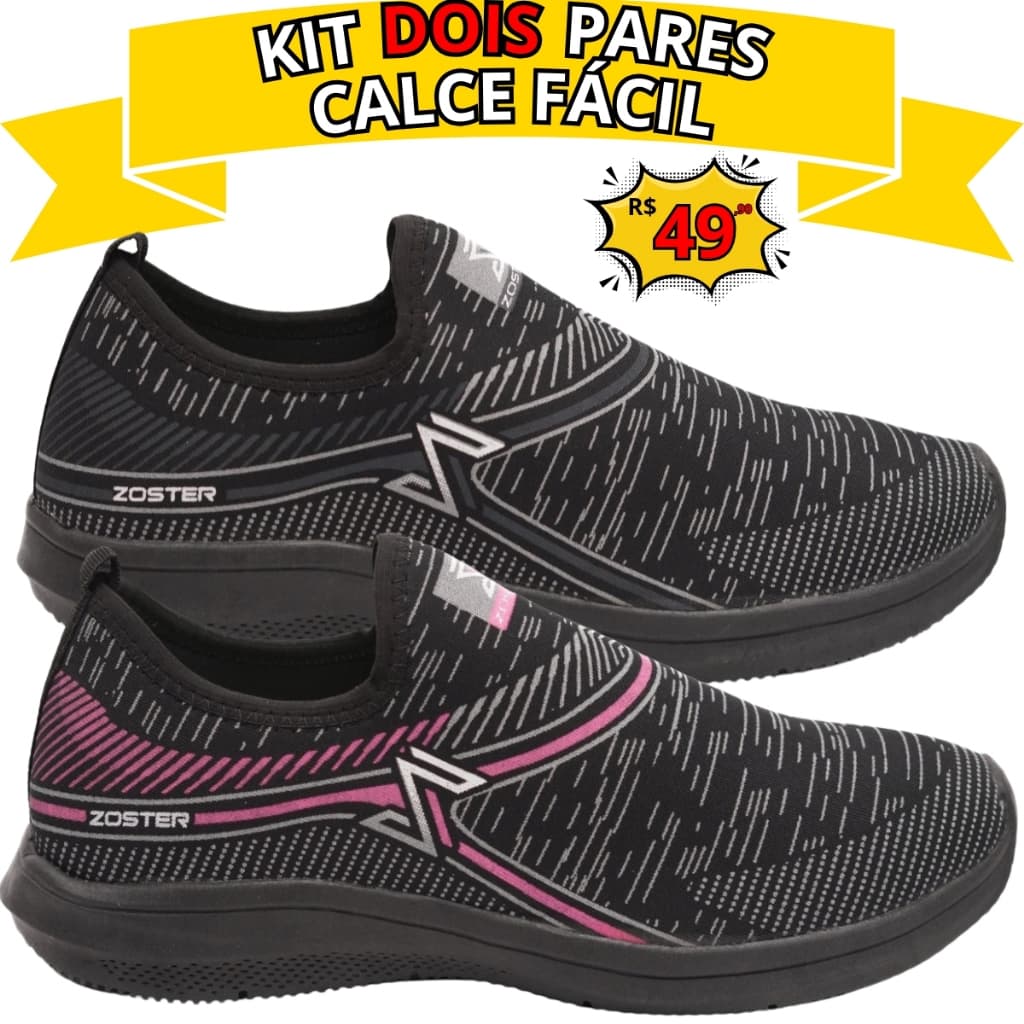 Kit 2 Tênis Meia Esportivo Masculino Super Leve e Confortável – Envio Imediato