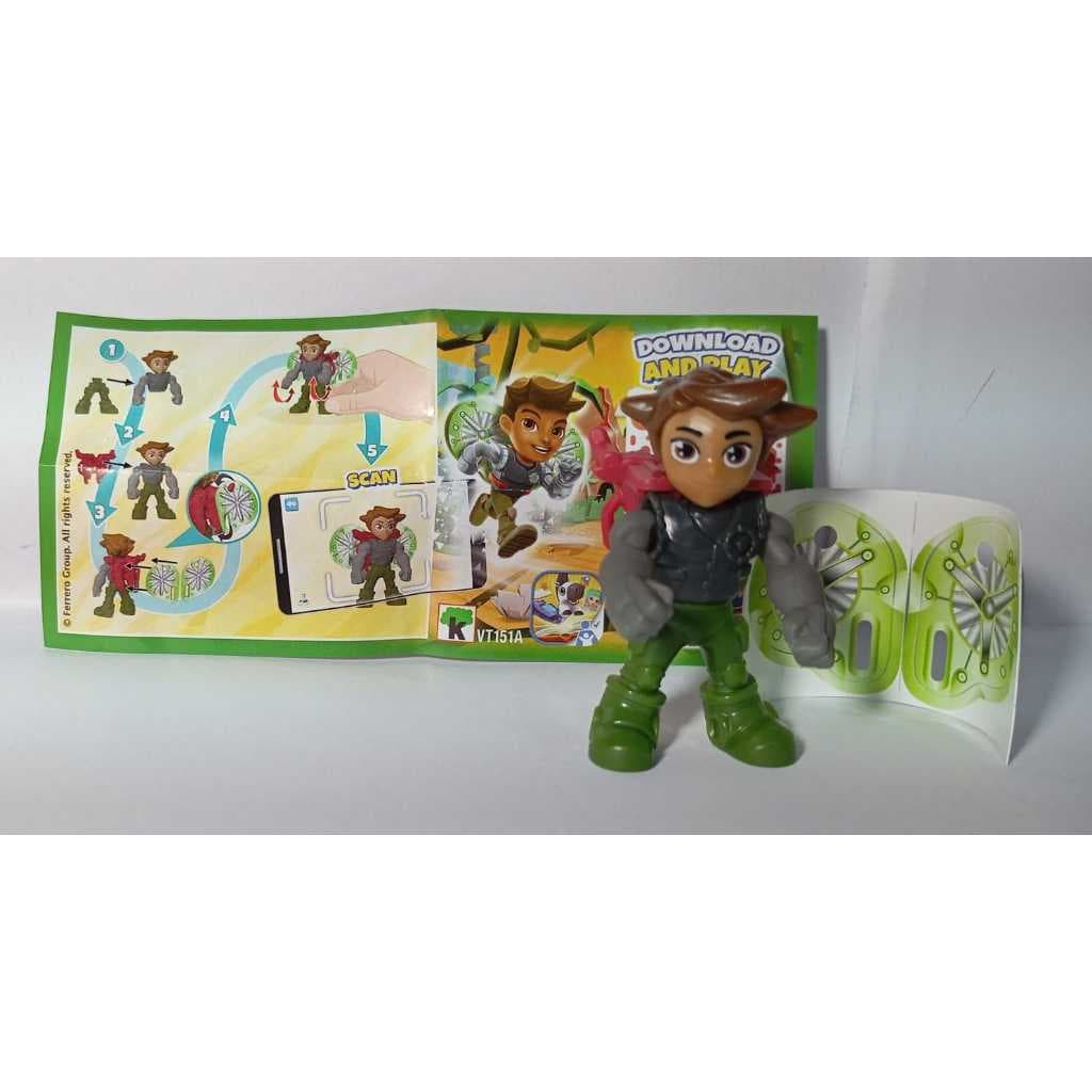 Kinder Ovo Coleção Mundo Dino:  Caçador Dino Aventureiro