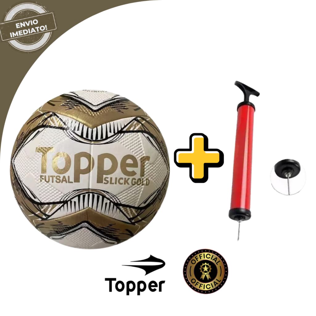 Bola Futebol Oficial Topper Slick Futsal: Qualidade e Estilo em Quadra