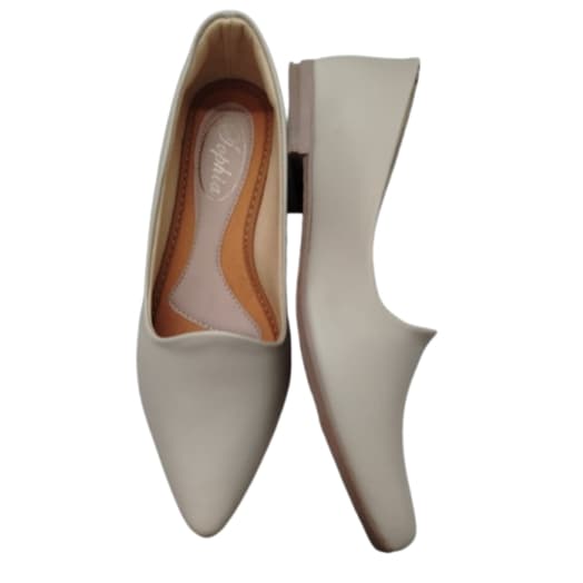 Sapatilha feminina bico fino palinha sintético