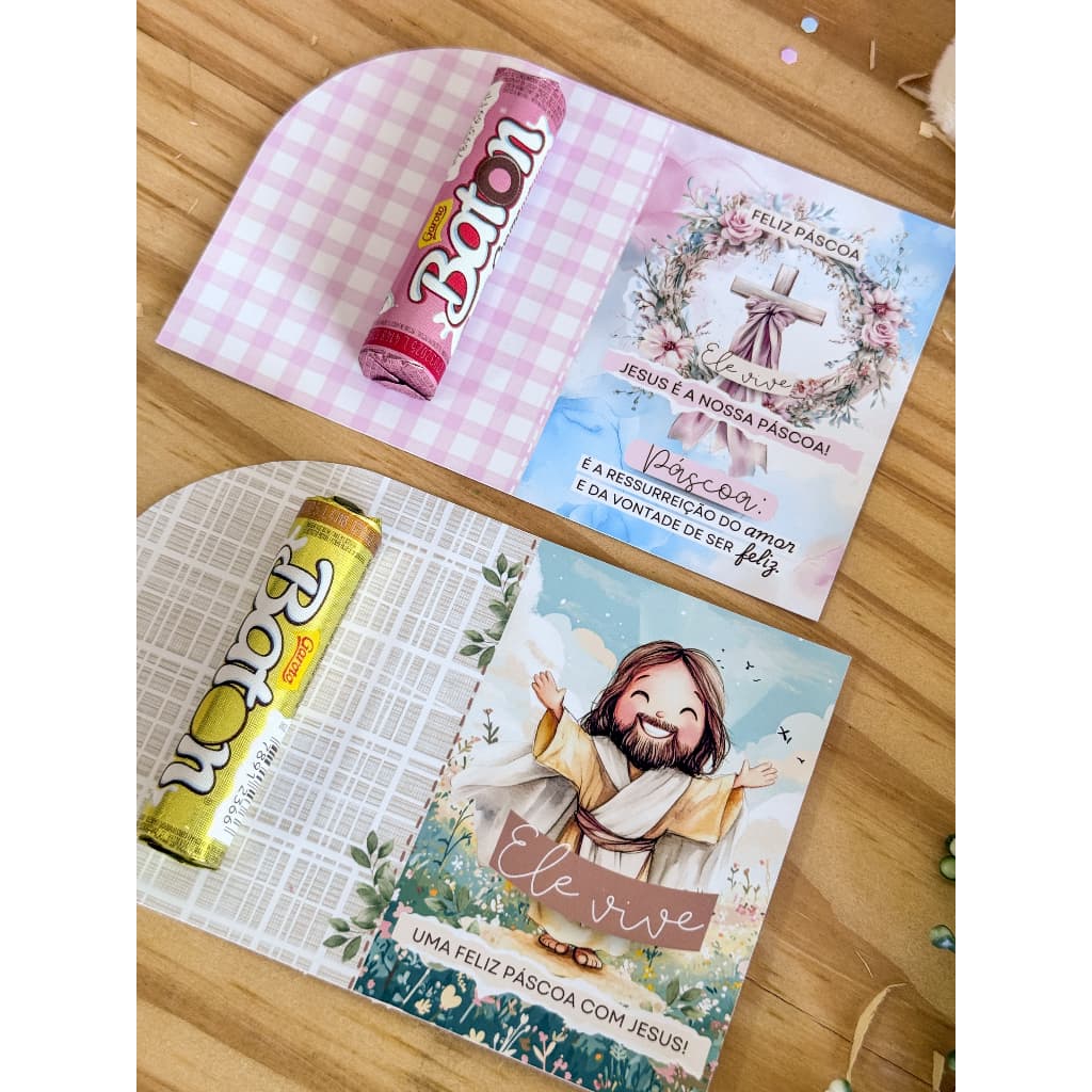 Card Páscoa - Cartão mimo Páscoa - Lembrancinhas para Páscoa- Card bombom/chocolate