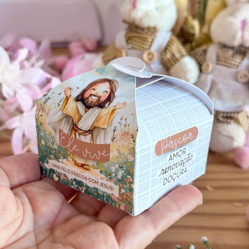 Caixinhas Mini Ovos Doces Lembrancinhas Páscoa Elegante