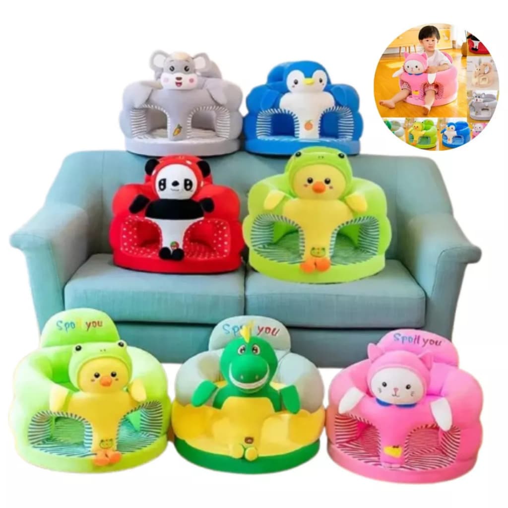 assento apoio bebe sofazinho infantil cadeirinha  puff para manter postura com enchimento