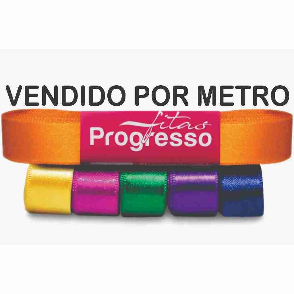 FITA DE CETIM Nº 3 15 mm - VENDIDA POR METRO - FITAS PROGRESSO