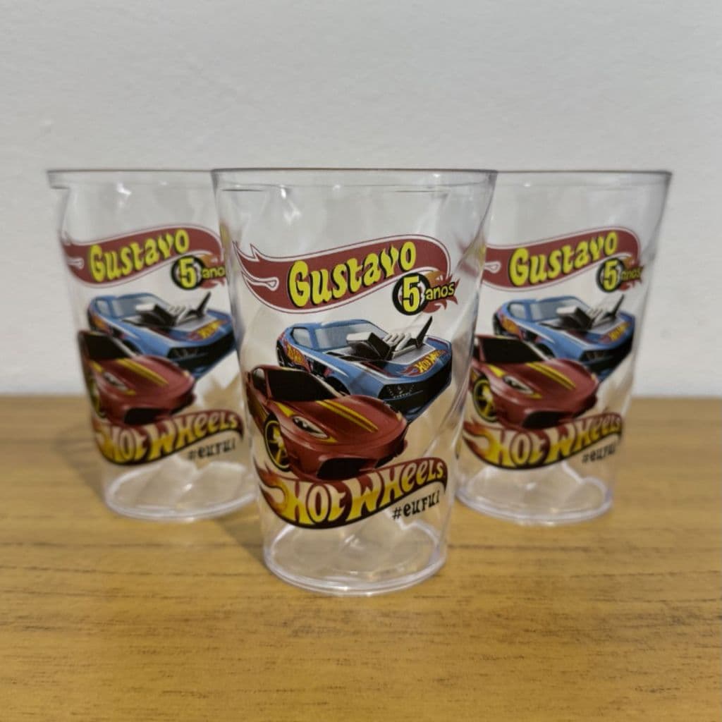 KIT 30 COPOS 300ML PERSONALIZADOS QUALQUER TEMA!