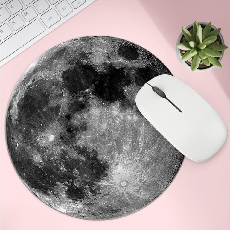 Mouse Pad Redondo 20x20cm Diversos Temas Geek