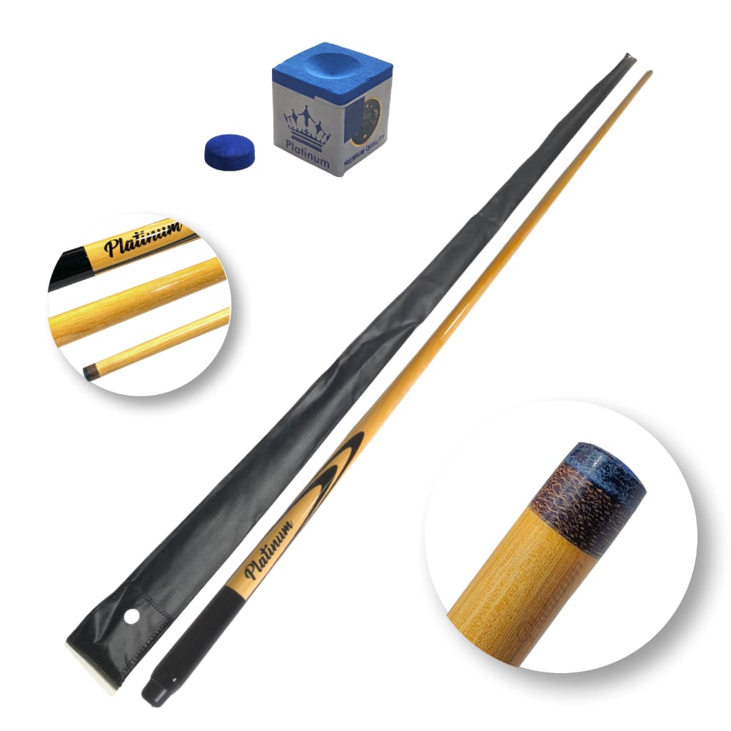 Taco de Sinuca Modelo BP21 ISLA Inteiriço Platinum