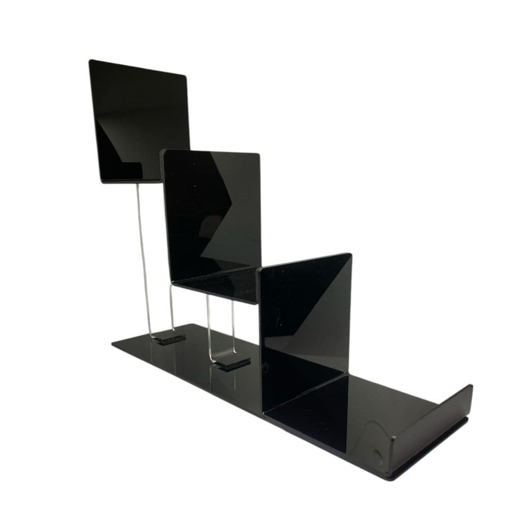 Expositor Bolsa De Festa 3 Degraus Preto.