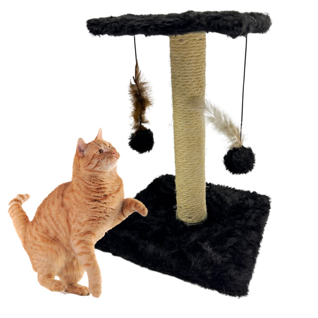 Arranhador Para Gatos Poste Com Corda De Sisal E Brinquedo