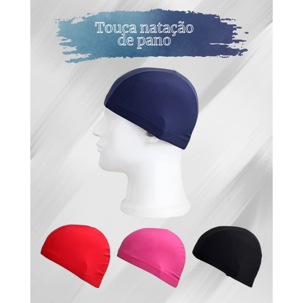 Touca Para Natação E Hidroginástica Jovem E CRIANÇAS Unisex/Praia Piscina