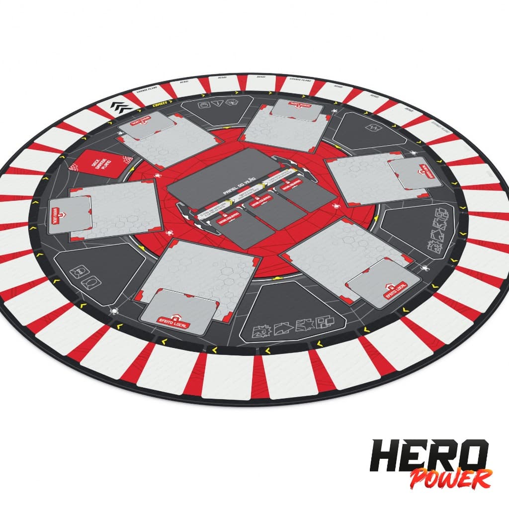 Playmat Marvel United Homem Aranha Boardgame Redondo