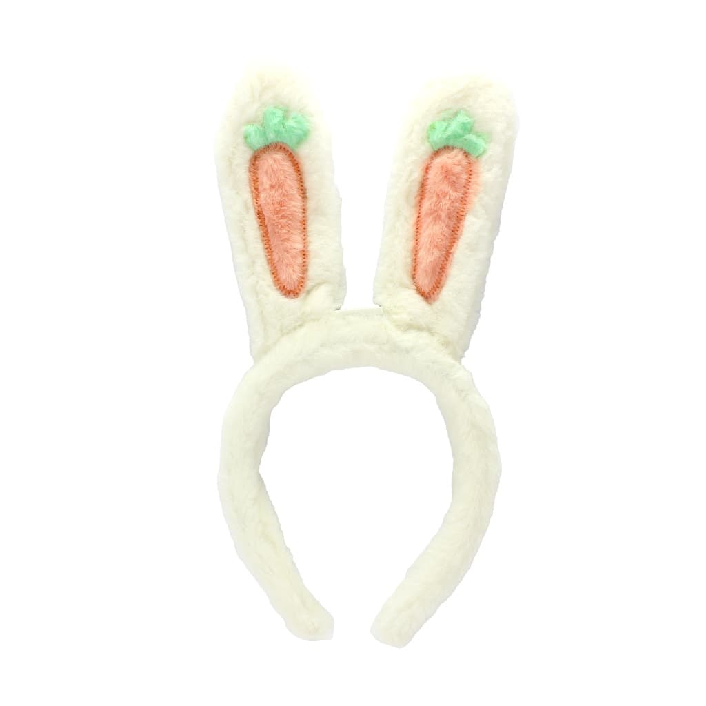 Tiara Orelha Led De Coelho Da Páscoa Infantil Adulto Cenoura