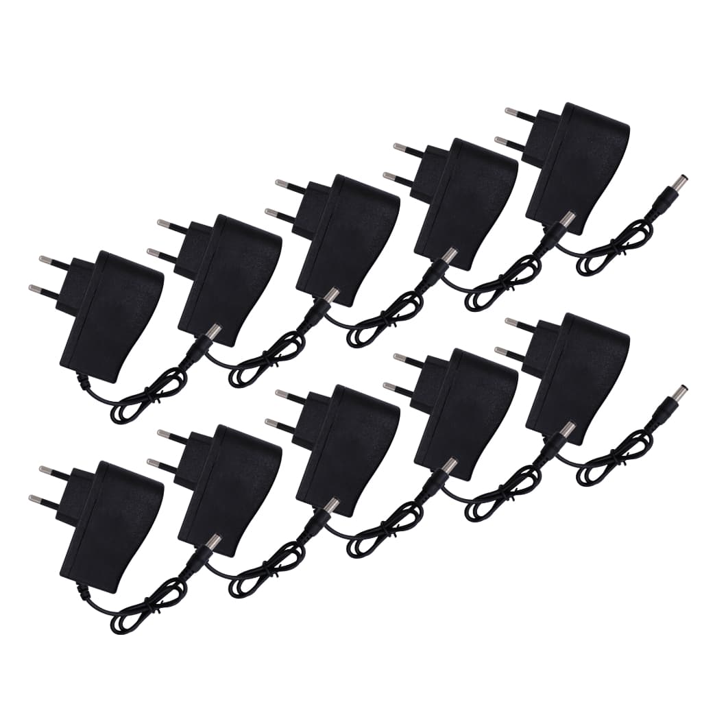 Kit 10 Fonte De Alimentação Estabilizada 2a 12v Bivolt Cftv Fita Led