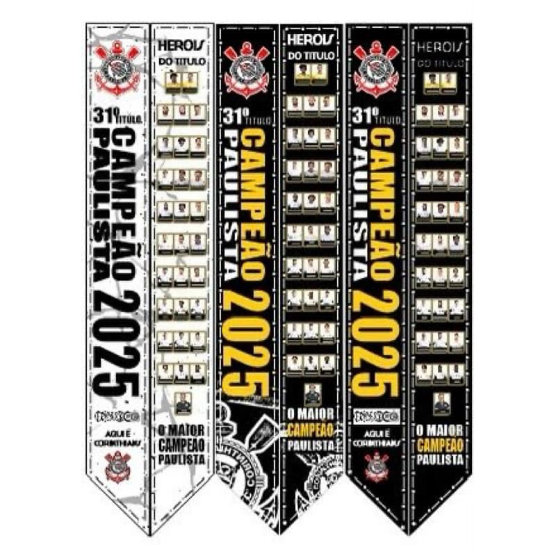 FAIXA DE CAMPEÃO DO CORINTHIANS PAULISTÃO