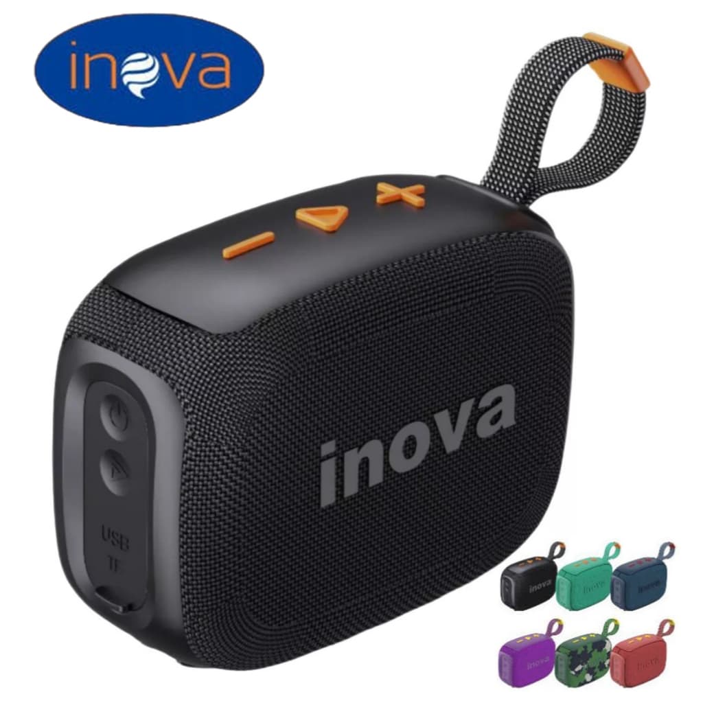 Inova Caixa De Som Bluetooth Tws Grave Potente 15h Bateria Portátil Grave Potente Com Radio a prova d' água