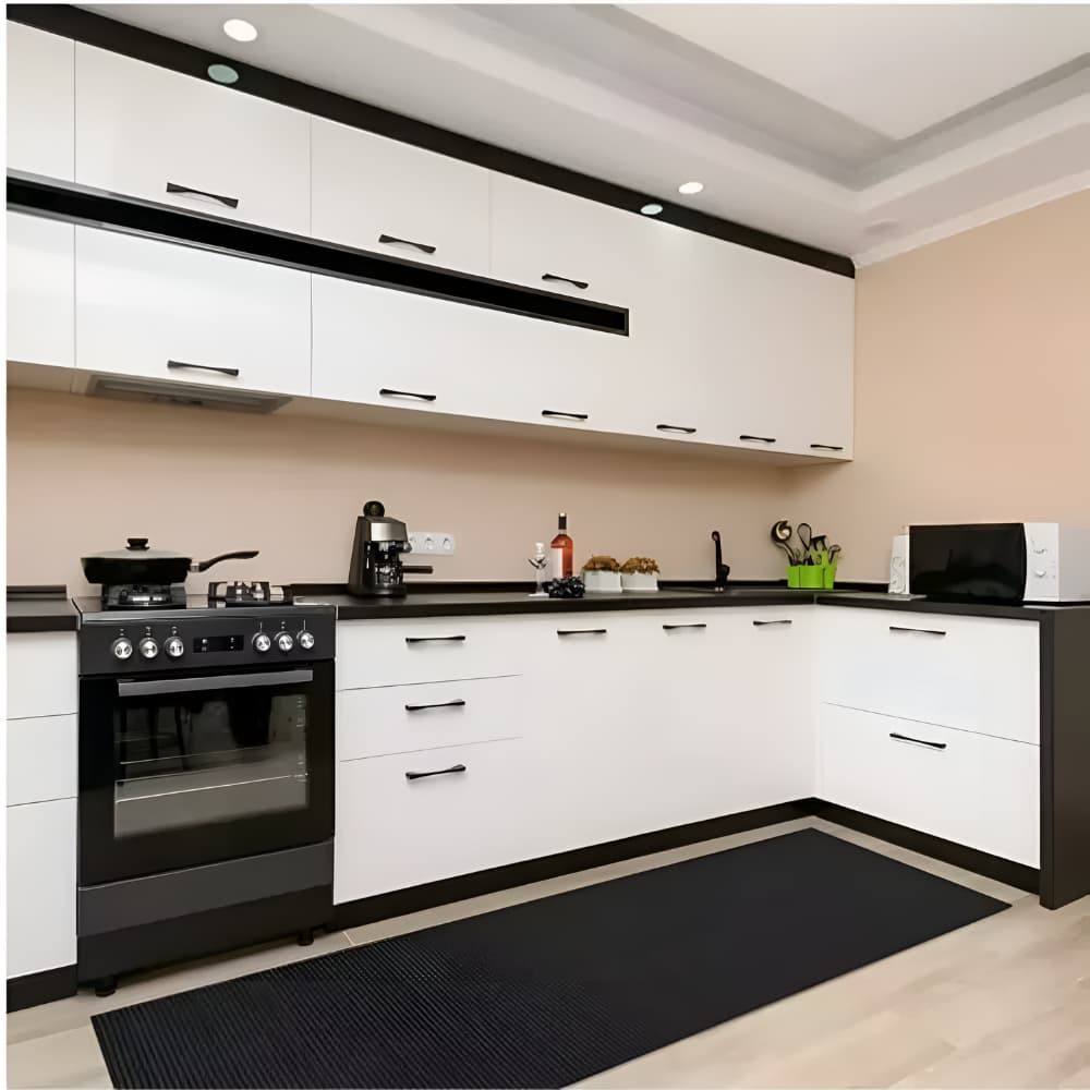 Tapete Passadeira (Corte do seu tamanho) 43cm Largura Cozinha Quarto Emborrachado Antiderrapante