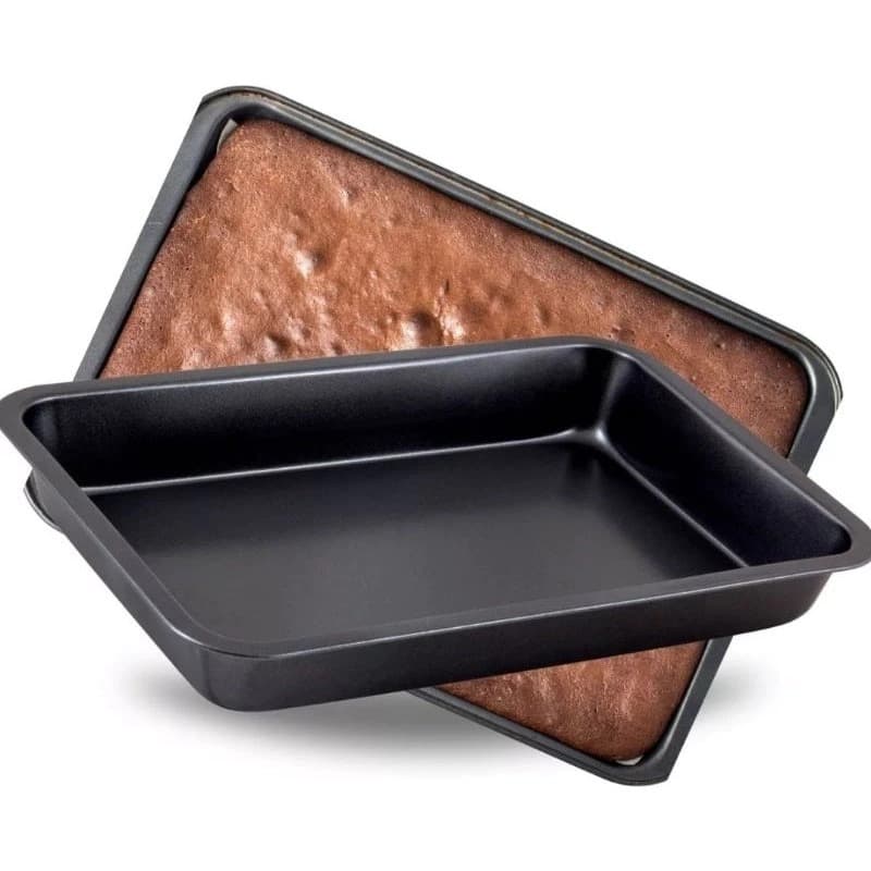 KIT2 Formas Retangular Antiaderente Grande Bolo Lasanheira