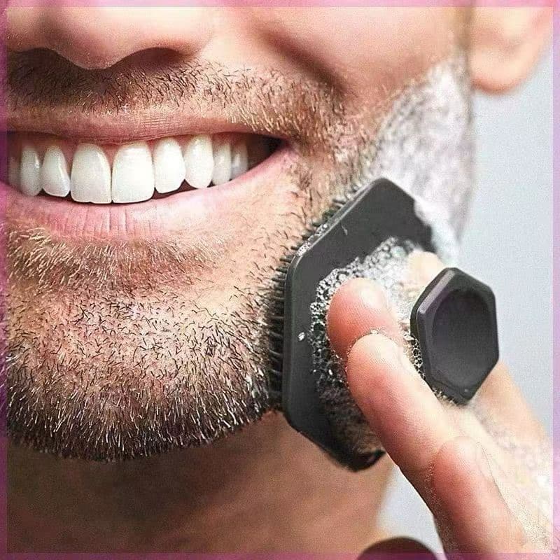 Escova De Limpeza Facial Miniatura-Ideal para Rosto e Barba limpeza Profunda com Esfoliação