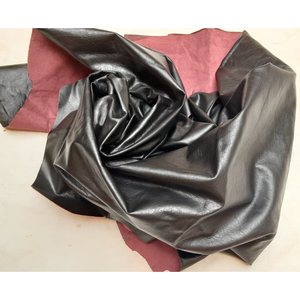 Pele Couro Napa Vestuário Legítimo para Roupa cor Preto Vaqueta Jaqueta